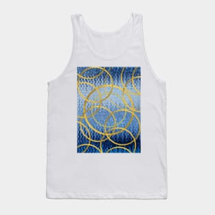 radio frequency circular pattern Tank Top